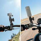 NEEWER Motorcycle Bike Handlebar Clamp Mount, Heavy Duty Clip Holder, 1/4" - Image 6