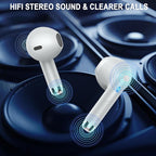 Wireless Earbuds, 40H Playback Mini Case IP7 Waterproof Sports Earphones - Image 6