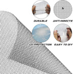 Screen Repair Kit Easy DIY Project 36" x 90" Fiberglass Screen Mesh - Image 2