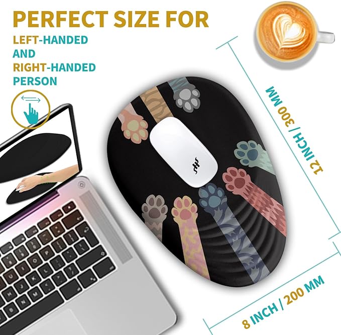 Hokafenle Ergonomic Mouse Pad Wrist Support - Image 4