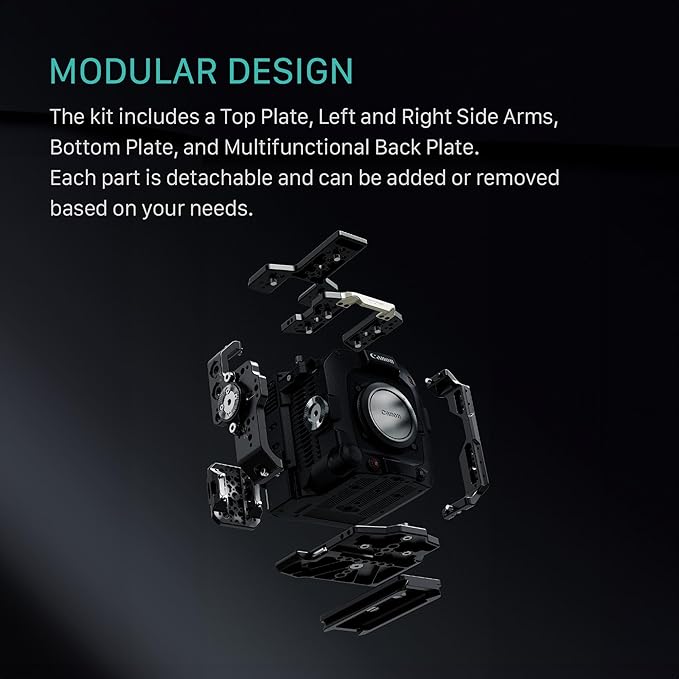 Tilta Camera Cage Advanced Kit for Canon C400 | Includes Full Cage, Rear - Image 3
