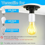 Remote Control E26 E27 Light Bulb Socket Adapter, Max 500W, No Wiring Needed - Image 6