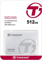 Transcend 512GB SATA III 6Gb/s SSD230S 2.5” Solid State Drive TS512GSSD230S - Image 2