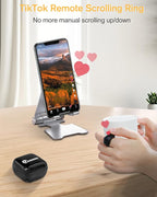 ADZERD Remote Control for TikTok, Page Turner for iPad iPhone, Scrolling Ring - Image 2
