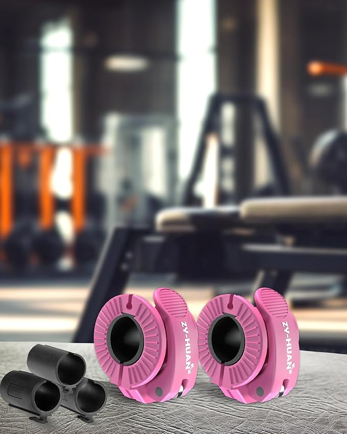 Pro Barbell Clips 1 inch Barbell Clamps 0.9-1.18inch Quick Release Weight Clips - Image 5