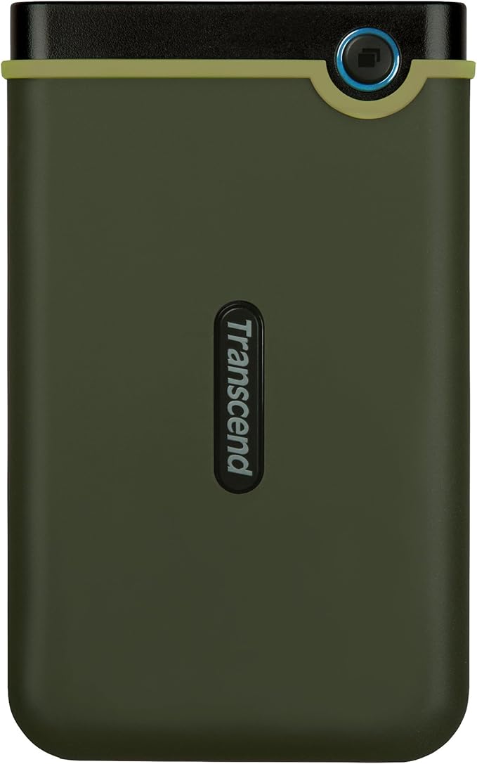 Transcend 1TB USB 3.1 Gen 1 StoreJet 25M3G SJ25M3G Rugged External Hard Drive by Transcend