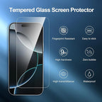 NEW'C 3 Pack Designed for iPhone 16 Pro Max Screen Protector, Enhanced Tempered - Image 4