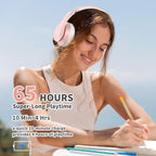 Uliptz Wireless Bluetooth Headphones, 65H Playtime, 6EQ Sound Modes, HiFi - Image 5