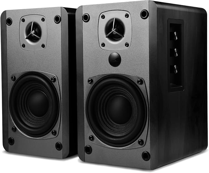 SINGING WOOD BT27 Active Powered Bluetooth Bookshelf Speakers - Image 3