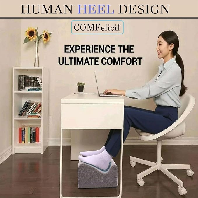 Foot Rest for Under Desk at Work, Ergonomic Under Desk Footrest - Image 2