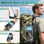 Phone Holder for Running, 2-in-1 Arm Band Cross Bag for iPhone16 15 14 13 Plus - Image 2