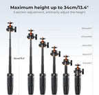 K&F Concept Selfie Stick Tripod, 360 Degree Rotation Mini Phone Stand - Image 2