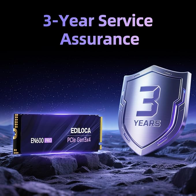 EN600 PRO SSD 256GB PCIe 3.0 Gen 3x4, NVMe M.2 2280, Internal Solid State Drive - Image 7