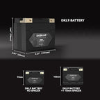 DKL9 450A LiFePO4 Motorcycle Lithium Battery, 12V 3Ah Powersports Battery - Image 6