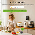 GHome Smart Power Strip, 1800W/15A High Power Devices Support Surge Protector - Image 2