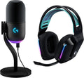 Logitech G733 Lightspeed Wireless Gaming Headset +Yeti GX Dynamic RGB Gaming by LogitechG