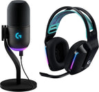 Logitech G733 Lightspeed Wireless Gaming Headset +Yeti GX Dynamic RGB Gaming by LogitechG
