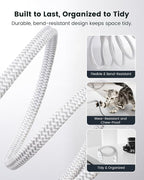 SURAIELEC 6FT Flat Extension Cord - Image 5
