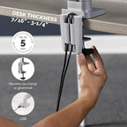 Fellowes Platinum Series Dual Monitor Arm - Image 4