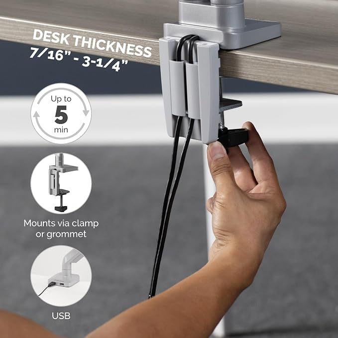 Fellowes Platinum Series Single Monitor Arm - Image 6