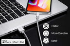 MFi Certified Charger Cable Metal Braided USB Cable - Image 2
