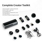 Pro Lavalier Microphone for Podcast Recording, Wireless Clip-On Mic - Image 7