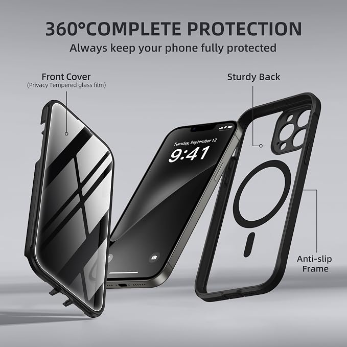 BERFY Magnetic for iPhone 13 Pro Max Case, Compatible - Image 8