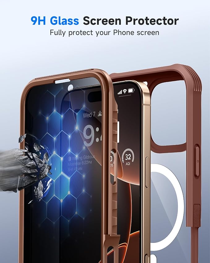 seacosmo for iPhone 16 Pro Max Case, Full Body Bumper - Image 7