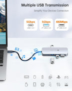 USB C Hub, 9 in 1 USB C Multiport Adapter - Image 3