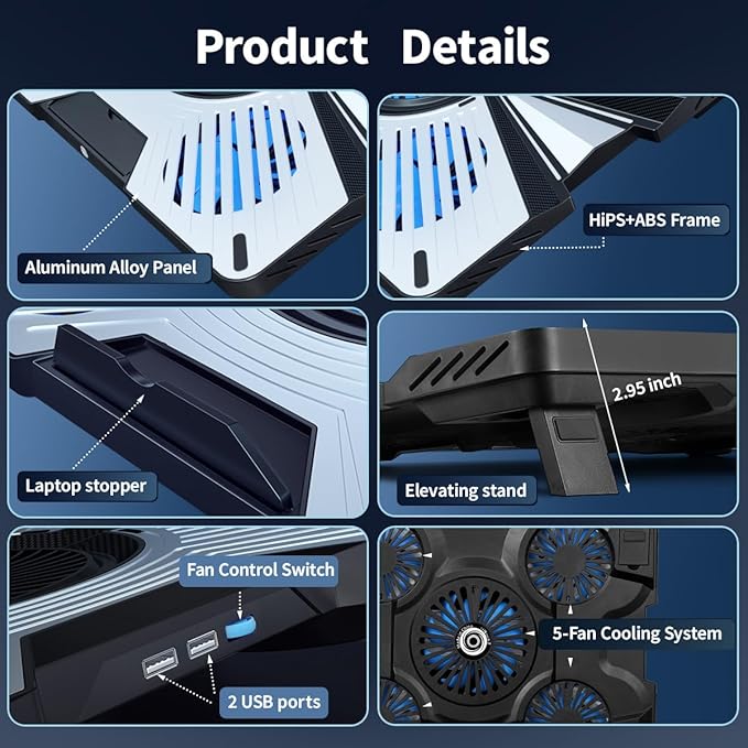 IMMOENUC Laptop Cooling Pad - Image 6