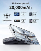 INIU Power Bank, 20000mAh 65W Compact USB C Laptop Portable Charger, PD QC Fast - Image 6