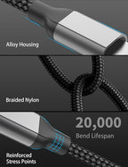 6ft USB C to Lightning Cable 2Pack, MFi Certified 27W iPhone 14/13/12 Super - Image 4