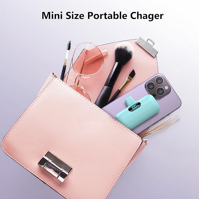 Samll Portable Charger for iPhone 16/15 Series, 5000mAh 3A PD USB C Power Bank - Image 5