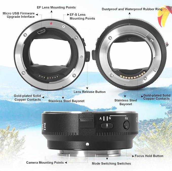 GEORDGY Lens Mount Adapter, EF-SE Pro - Image 3