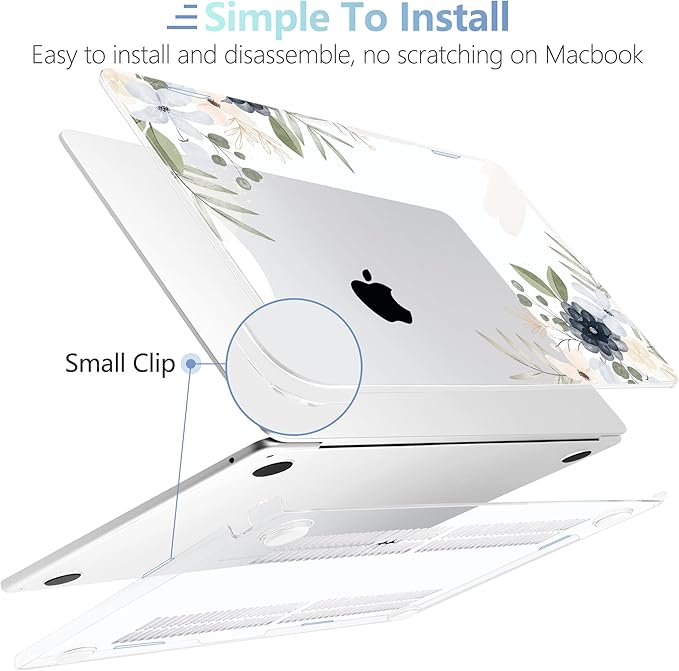 MEEgoodo for M4/M3/M2 MacBook Air 15.3 inch Case 2025 2024 2023, Case Fit Model - Image 5
