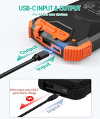 BLAVOR Solar Power Bank 10, Portable Wireless Charger, 20W Fast Charging - Image 4