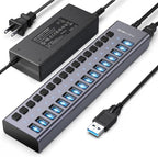 Powered USB 3.1 Hub, ACASIS 16 Ports USB 3.1 Hub by ACASIS