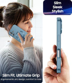 Magnetic for iPhone 16 Plus Case Slim Soft Silicone Bumper Shockproof Metallic - Image 7