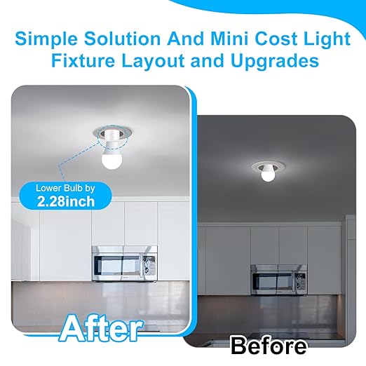 Remote Control E26 E27 Light Bulb Socket Adapter, Max 500W, No Wiring Needed - Image 3