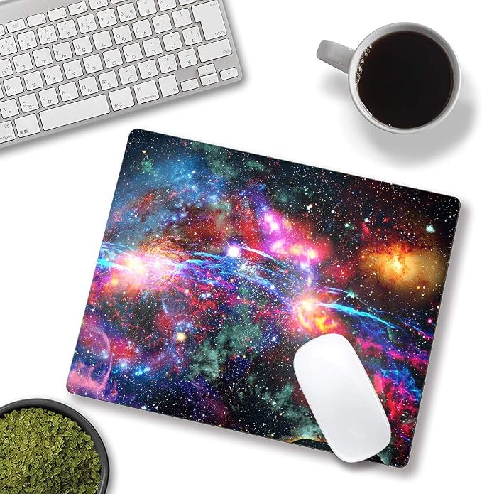 Galaxy and Nebula Mouse Pad, Milky Way Galaxy Mouse Pad, Gaming Mouse Mat - Image 4