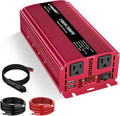 Yinleader 1500 Watts Car Power Inverter 12V to 110V, DC to AC Converter Dual AC by Yinleader