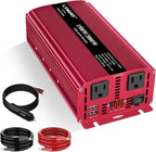 Yinleader 1500 Watts Car Power Inverter 12V to 110V, DC to AC Converter Dual AC by Yinleader