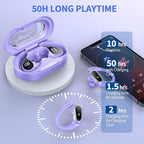 Wireless Earbuds, 2025 Bluetooth 5.4 Headphones Sport, 50H Stereo Wireless - Image 6