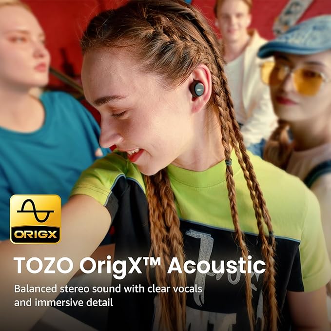 TOZO A1 Wireless Earbuds Bluetooth 5.3 Light Weight in Ear IPX5 Waterproof - Image 3