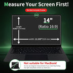 Laptop Privacy Screen 14 Inch, Laptop Screen Privacy Shield 16:9 Aspect Ratio - Image 2