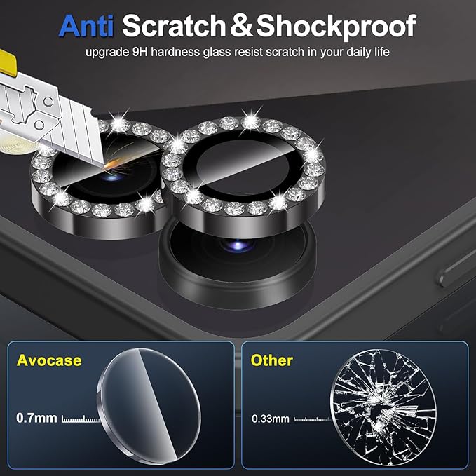 for Samsung Galaxy Z Flip 7 Camera Lens Protector, Individual Metal Ring - Image 3