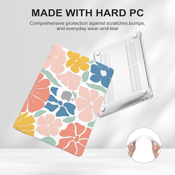 iCasso Compatible with MacBook Air 13 inch Case 2020-2018 Release M1 A2337 - Image 3