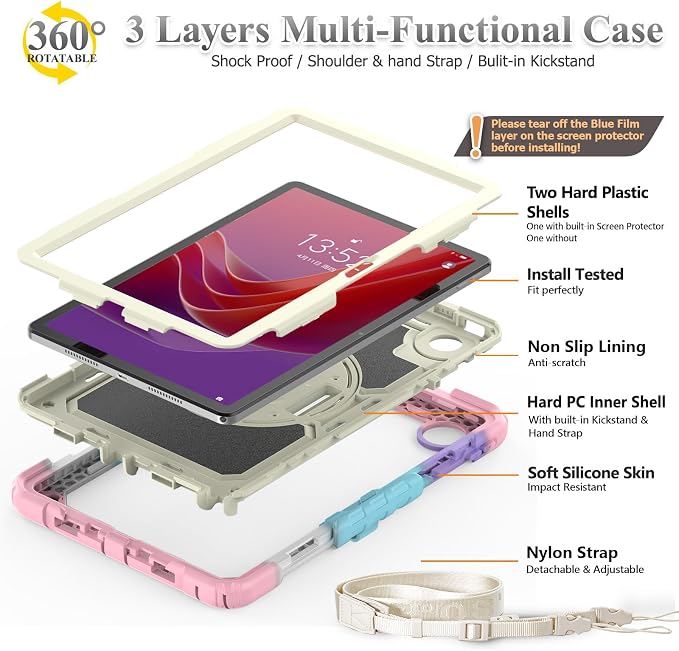 SEYMAC stock Tablet Case for Lenovo Tab M11 11 inch Drop-Proof Protection Cover - Image 7