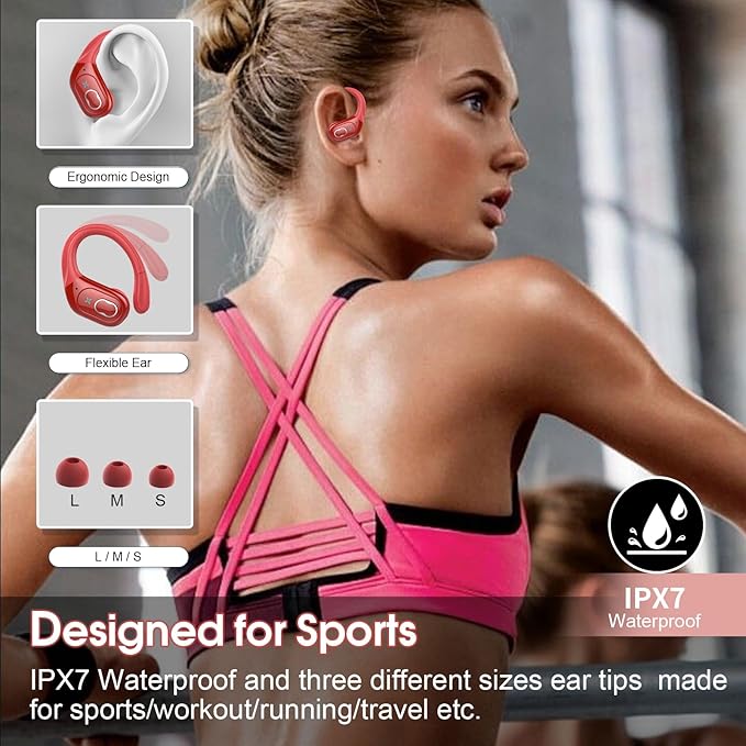 Wireless Earbuds 75hrs Bluetooth 5.4 Headphone Sport, 2026 Bluetooth Earbuds - Image 3