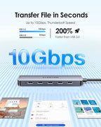 LENTION 6-in-1 USB C Hub Dock - Image 4